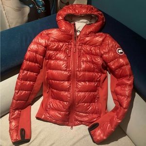 Canada goose red jacket